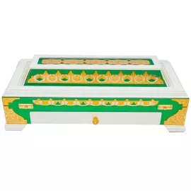 Нарды подарочные с агатом и нефритом "Султан" Златоуст